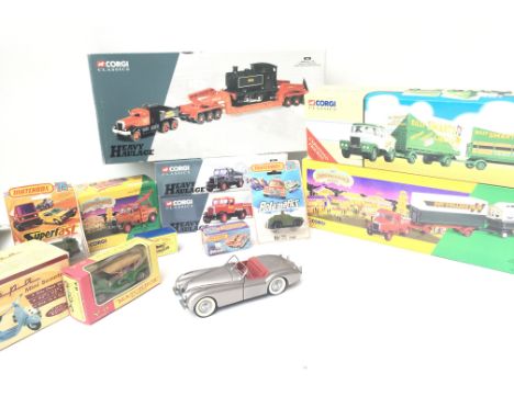A Collection of Various Boxed Die-Cast including Vintage Matchbox, Corgi Classics etc.