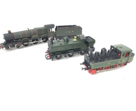 2 X 00 Gauge Locomotives including 0-6-0 Pannier tank. A Dapol GWR Castle Class Neath Abbey and a HO Marklin KVLM Steam Engin