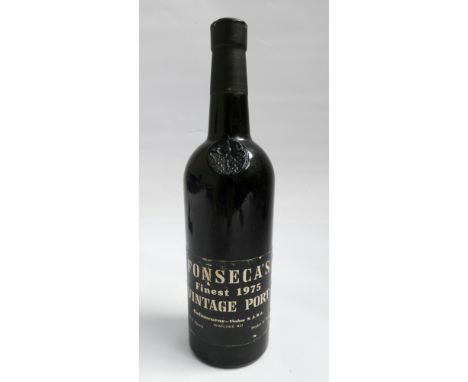 A bottle of Fonseca 1975 vintage port 
