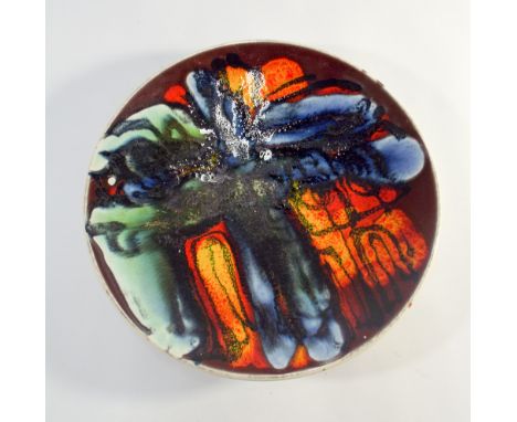 A Poole Pottery Delphis Studio charger plate shape No 3