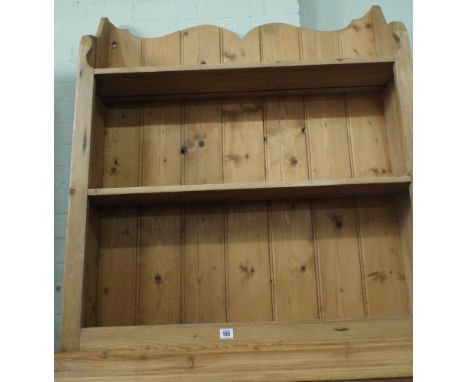 Wall hanging pine shelf 