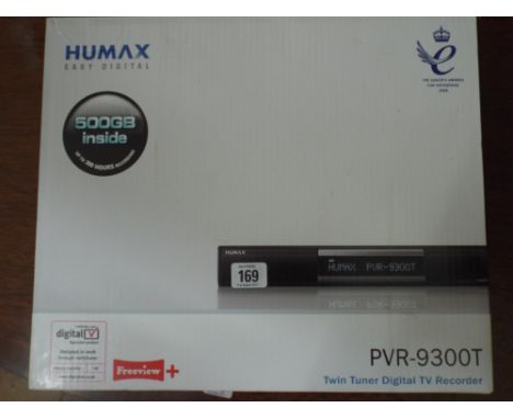 Humax twin tuner digital TV recorder 