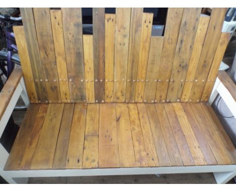 An unusual garden bench 