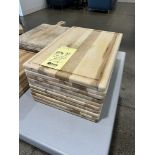 LOT: (10) Planches à Découper en Bois, 12'' x 18''