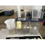 LOT: (8) Bacs à Mesurer