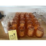 LOT: (24) Chandelles Vitres, pour Table