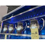 LOT: (6) Pichets en Acier Inox.