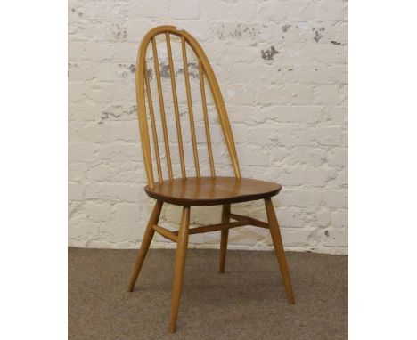 A beech and elm Ercol Quaker chair.