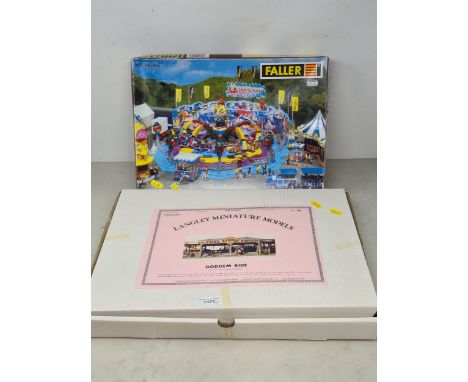 A boxed, part constructed Langley Miniature Models Dodgem Ride and a boxed Faller HO scale Octopussy Ride 