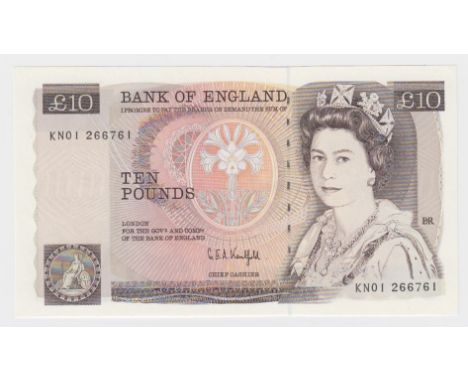 Kentfield 10 Pounds issued 1991, scarce FIRST RUN 'KN01' prefix, serial KN01 266761 (B360, Pick379f) Uncirculated