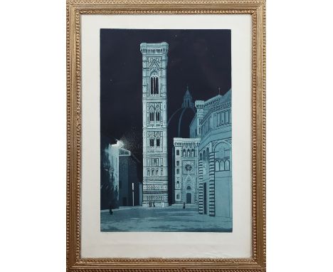 Claude Francis Barry - 'The Lily of Florence', early 20th century etching with aquatint on wove paper, signed and titled in p