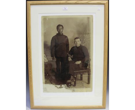 Tom Phillips - 'We are the People no.3, two Men, Aberdeen', archival inkjet with silkscreen, signed and editioned 11/100 in p