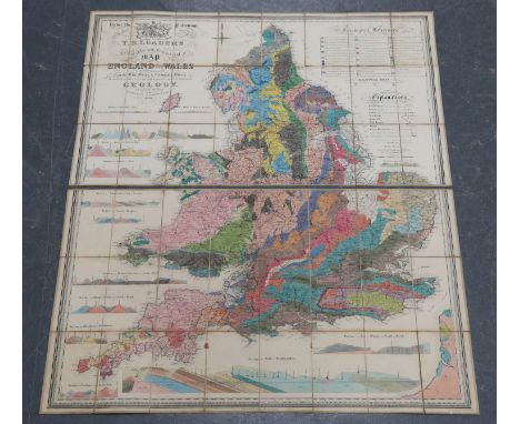 Thomas Barnett Loader - 'T.B. Loader's Scientific and Commercial Map of England and Wales in which are delineated the Canals,