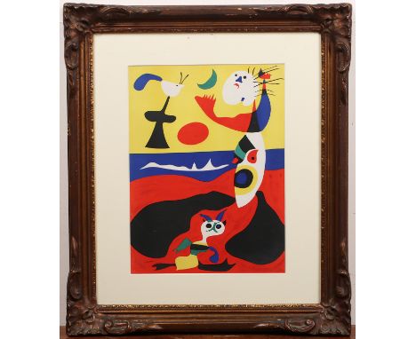 Joan Miro - L'Été (Summer), lithograph in colours, published for 'Verve: An Artistic and Literary Quarterly' (Vol. 1, No. 3) 