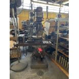 Bridgeport 1HP Vertical Mill, 9”x42” Table *table fixture not included