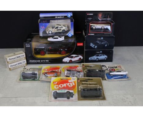 14 Boxed / carded diecast models to include 2 x Corgi Junior James Bond 007 Lotus Esprit (one opened), 2 x Solido, carded Cor