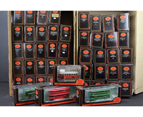 48 Boxed EFE Exclusive First Editions diecast model buses, diecast ex, boxes vg 
