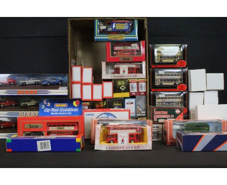 50 Boxed diecast models to include Corgi, Lledo, EFE Exclusive First Editions, 3 x Matchbox Dinky Collection DY-902 etc, vg o