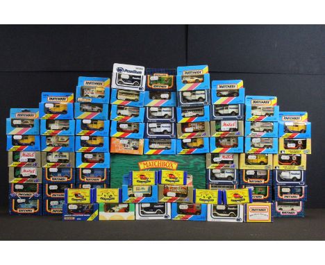 72 Boxed Matchbox diecast models, circa 1980s/90s to include special collector's models and ltd edn examples, featuring MB38,