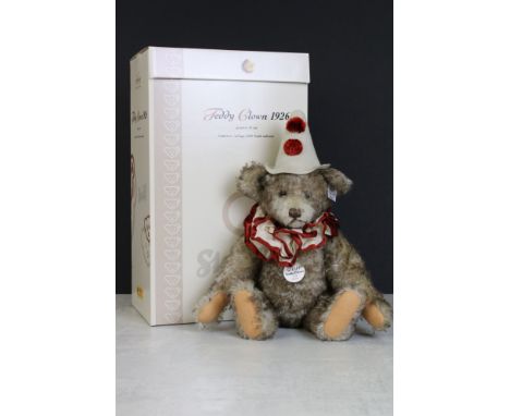 Boxed Steiff limited edition Bear, 404214 Teddy Clown 1926 Replica, certificate no. 01907, ex 