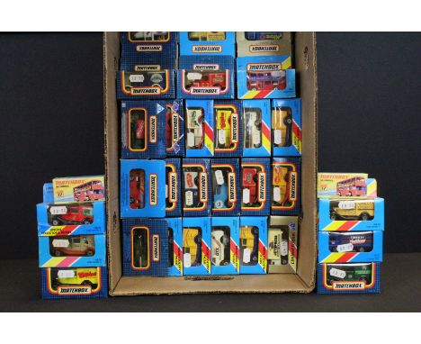 54 Boxed Matchbox diecast models, circa 1980s/90s, to include special collector's models and ltd edn examples, featuring MB38