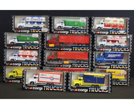 14 boxed diecast / plastic Corgi Trucks, circa 1983/4, to include 1123, 1124, 1144 x 2, 1147, 1148, 1149, 1150, 1151 x 2, 115