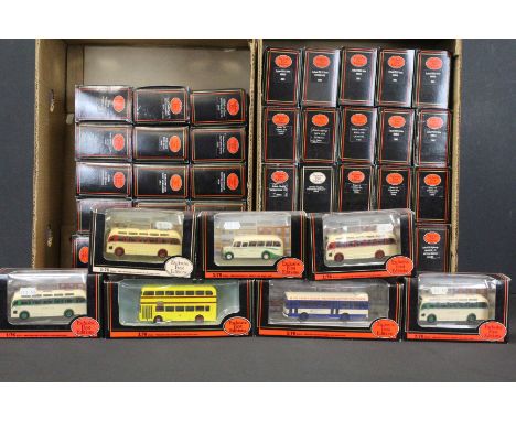 48 Boxed EFE Exclusive First Editions diecast model buses, diecast ex, boxes vg overall (two boxes) 