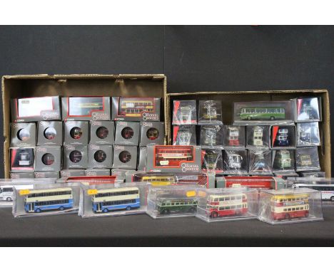 54 Cased / boxed Corgi Original Omnibus diecast model buses, diecast ex, boxes vg (2 boxes) 