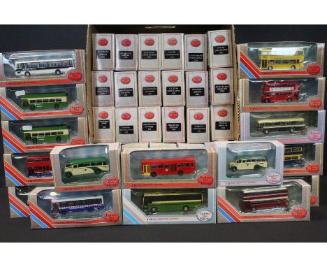 44 Boxed EFE Exclusive First Editions diecast model buses, diecast ex, boxes vg (two boxes) 