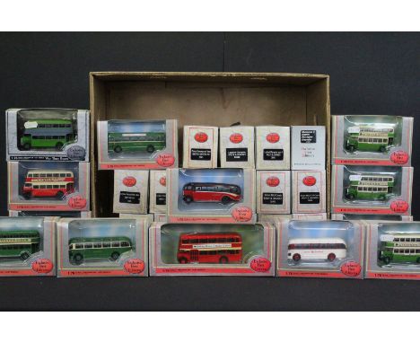 29 Boxed EFE Exclusive First Editions diecast model buses, diecast ex, boxes gd to vg overall 