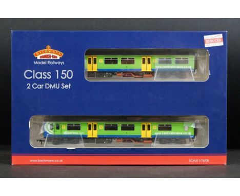 Boxed Bachmann OO gauge 32-926 Class 150/1 DMU 2 Car Centro Set, complete 