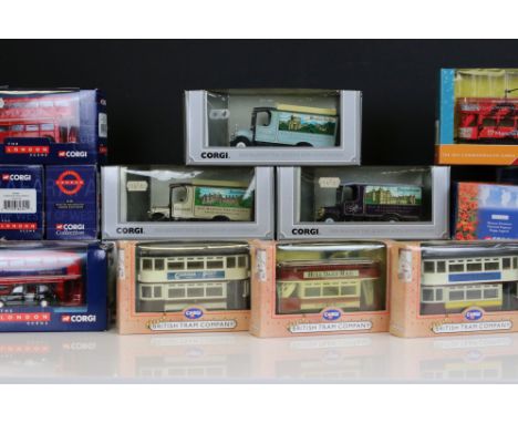 23 Boxed Corgi diecast models to include 5 x Her Majesty The Queens 40th Anniversary (97153, 97152, 97154, 97151 &amp; 97155)
