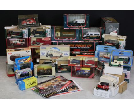 Group of approx. 44 boxed diecast models, to include Corgi (including Classics), Matchbox, Eddie Stobart related, Dinky etc, 