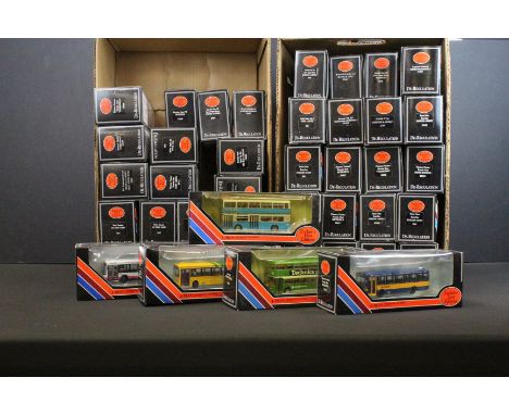 41 Boxed EFE Exclusive First Editions De-Regulation diecast model buses, diecast ex, boxes vg 