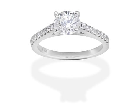 DIAMOND RINGThe brilliant-cut diamond weighing 0.90ct, ring size approx. I½ Footnotes:GIA: J colour, SI2 clarity, report numb
