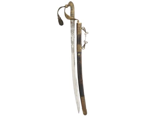 A NAVAL OFFICER'S SWORD, PROSSER, MAKER TO H.R.H. THE KING, THE LORD HIGH ADMIRAL, CHARING CROSS, CIRCA 1828, PROBABLY THAT O