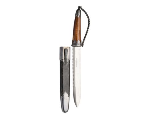 ◉ A BOWIE KNIFE FOR THE EASTERN MARKET, JOSEPH RODGERS & SONS, 6 NORFOLK ST., SHEFFIELD, LATE 19TH CENTURY with straight burn
