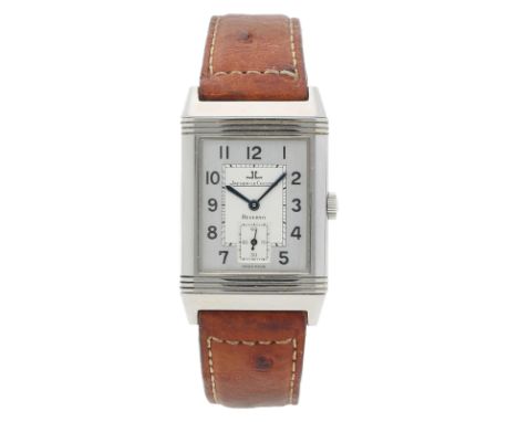 JAEGER LECOULTRE Reverso, Stahl, Referenz 270.8.62, Durchmesser 26x37 mm, Gehäuse Stahl, Zifferblatt versilbert, Index arabis