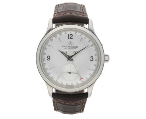 JAEGER LECOULTRE Master Control, Stahl, Referenz 140.8.87, Durchmesser 37 mm, Gehäuse Stahl, Zifferblatt silber mit arabische