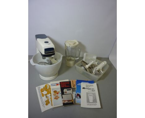 Kenwood Chef mixer with accessories (This item is PAT tested - 5 day warranty from date of sale)   Condition Report Click her