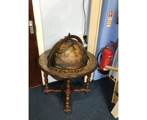A Globe drinks cabinet