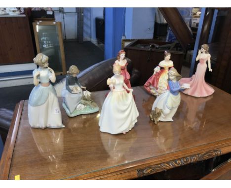 Seven Nao and Coalport figurines