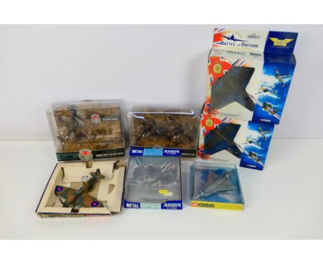 Corgi - Dinky Toys - Armour Collection - Others - A collection of boxed / partially boxed diecast model aircraft in various s