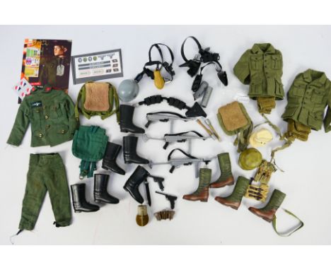 Action Man - Palitoy - Dragon / DiD - Other - A loose collection of mainly vintage German themed Action man accessories and u