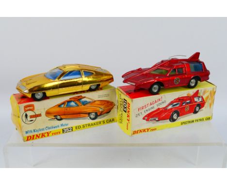 Dinky Toys - Two boxed TV related Dinky Toys. Lot consists of Dinky Toys #352 'Ed Straker's Car', together with #103 Spectrum