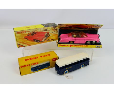 Dinky Toys - Two boxed repainted Dinky Toys. Lot consists of Dinky Toys #100 Lady Penelope's 'FAB 1' Rolls Royce from Gerry A