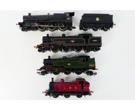 Bachmann - Hornby - 4 x unboxed OO gauge locomotives including Standard Class 3MT number 82030 in BR green, Derwent Grange nu