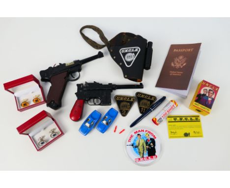 Lone Star - Husky - Others - A collection of 'The Man From Uncle' diecast models, cap guns and collectables. Lot includes a L