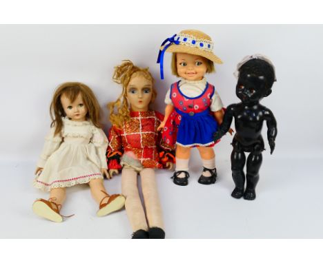 Effanbee - Pedigree - Ideal Toy - A group of dolls including an Effanbee which stands 52 cm tall, a 1966 Ideal Toy Giggles do