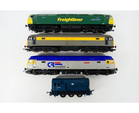 Hornby - Bachmann - Lima - 4 x unboxed OO gauge Diesel locomotives including 2 x Class 47s, a Class 57 and a Class 09 Shunter